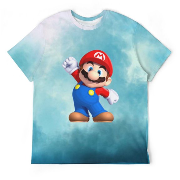 Super Mario Cute Unisex Short-sleeve Shirt For Men Women Novelty 3D Print T-Shirt Soft Comfortable Tee Shirts