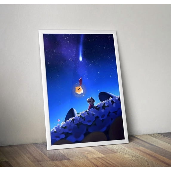 Super Mario Galaxy Four Color Indie Style Poster Wall Art Decor 16x24 UNFRAMED