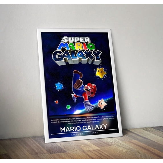 Super Mario Galaxy Four Color Space Poster Wall Art Decor 16x24 UNFRAMED