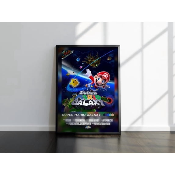 Super Mario Galaxy Four Color Space Poster Wall Art Decor 24x36 UNFRAMED