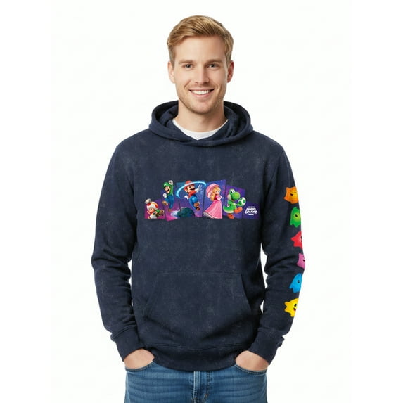 Super Mario Galaxy, Men's & Big Men's Graphic Hoodie, Here We Go! Sizes S-3XL