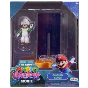 Super Mario Galaxy Movie Cloud Luigi with Star Launcher Mini Figure