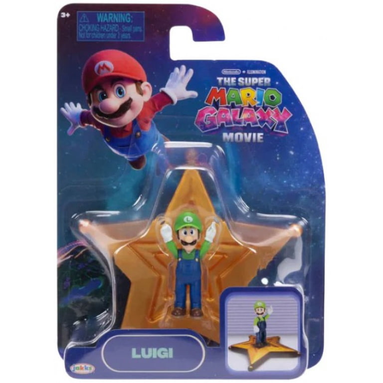 Super Mario Galaxy Movie Luigi Mini Figure - Walmart.com