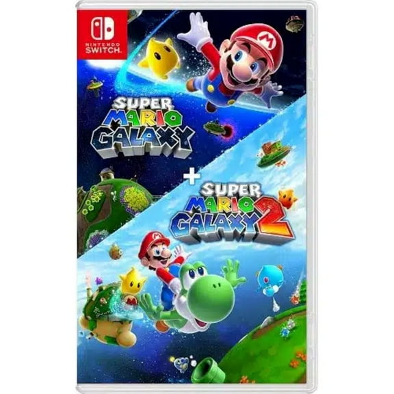 Super Mario Galaxy + Super Mario Galaxy 2 - Nintendo Switch Game (Region Free Version)