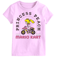thumbnail image 1 of Super Mario Girls Princess Peach Mario Kart T-Shirt, Sizes 4-16, 1 of 4