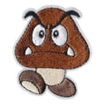 thumbnail image 1 of Super Mario Goomba Character 2.25 Inches Tall Embroidered Iron On Patch, 1 of 1