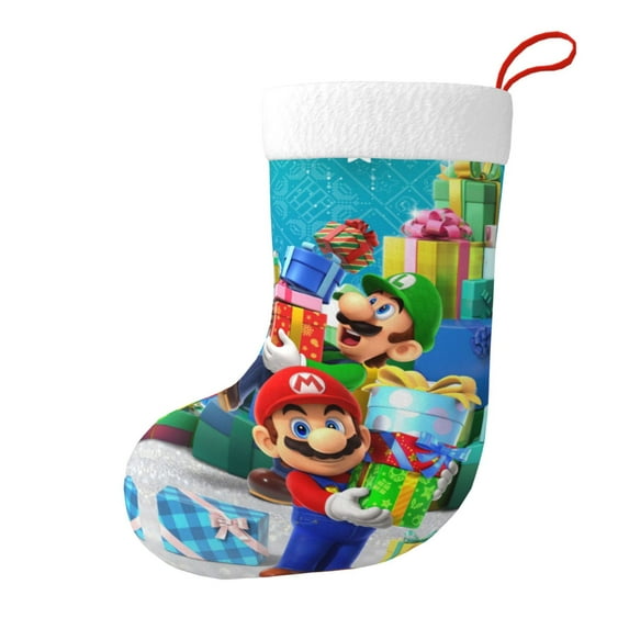 Super-Mario Holiday Christmas Stockings 18 Inches,Soft Plush Stocking ...