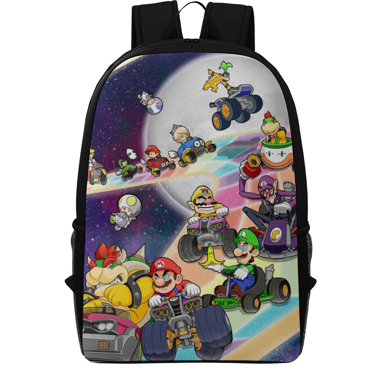 Super Mario Inspired Backpack: 1-Up Mushroom & Star Power Design ...