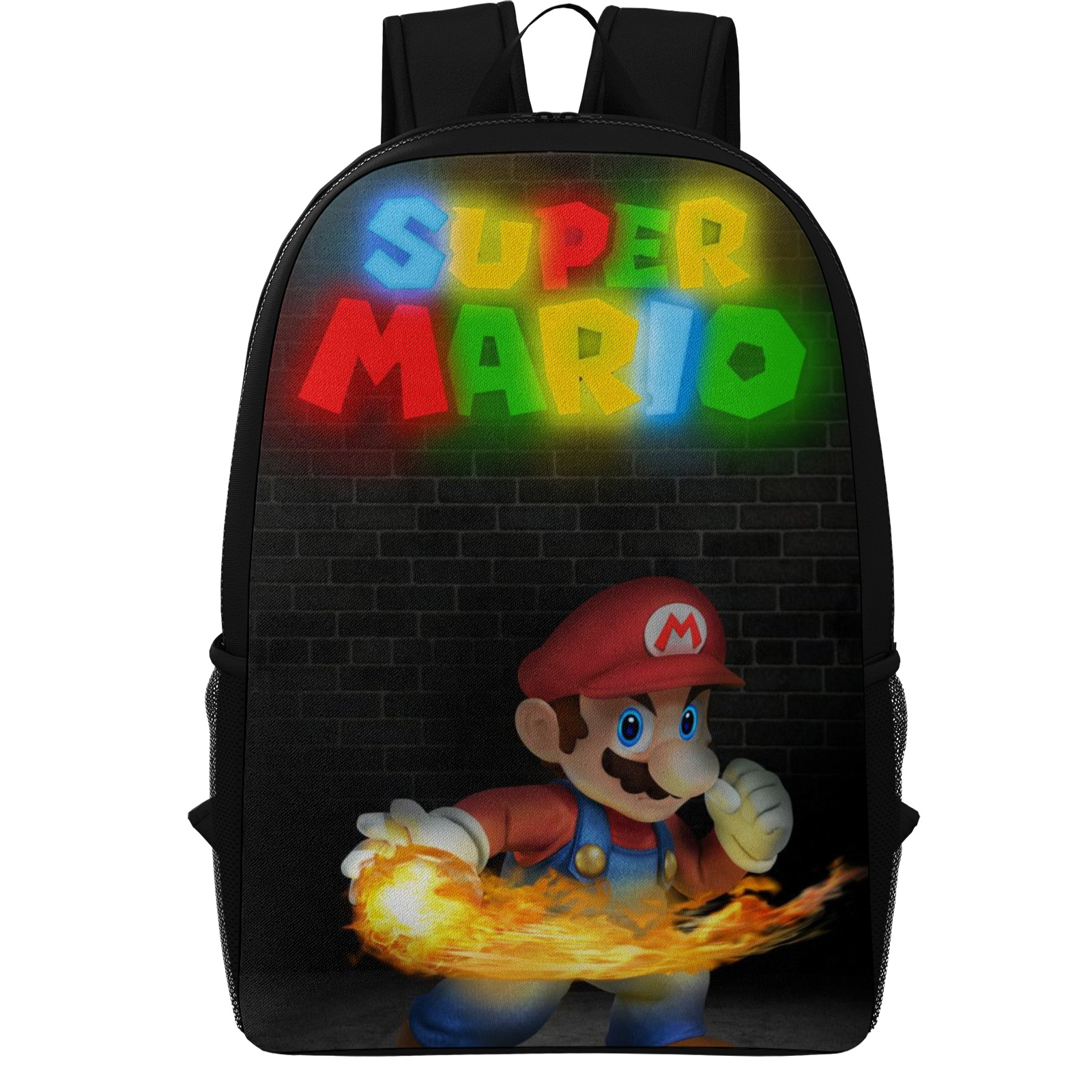 Super Mario Inspired Backpack: 1-Up Mushroom & Star Power Design ...