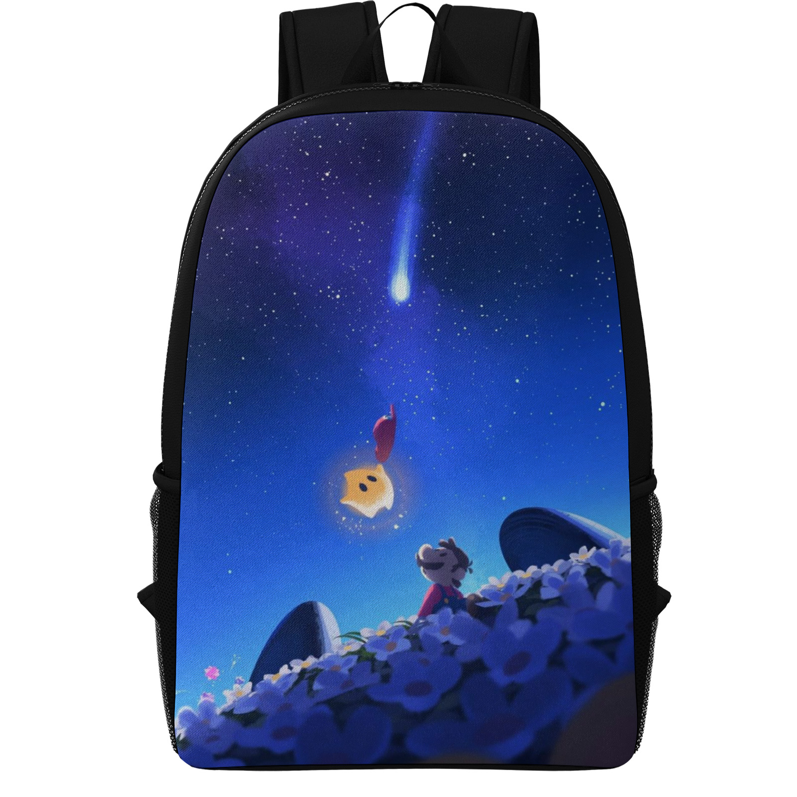 Super Mario Inspired Backpack: 1-Up Mushroom & Star Power Design ...