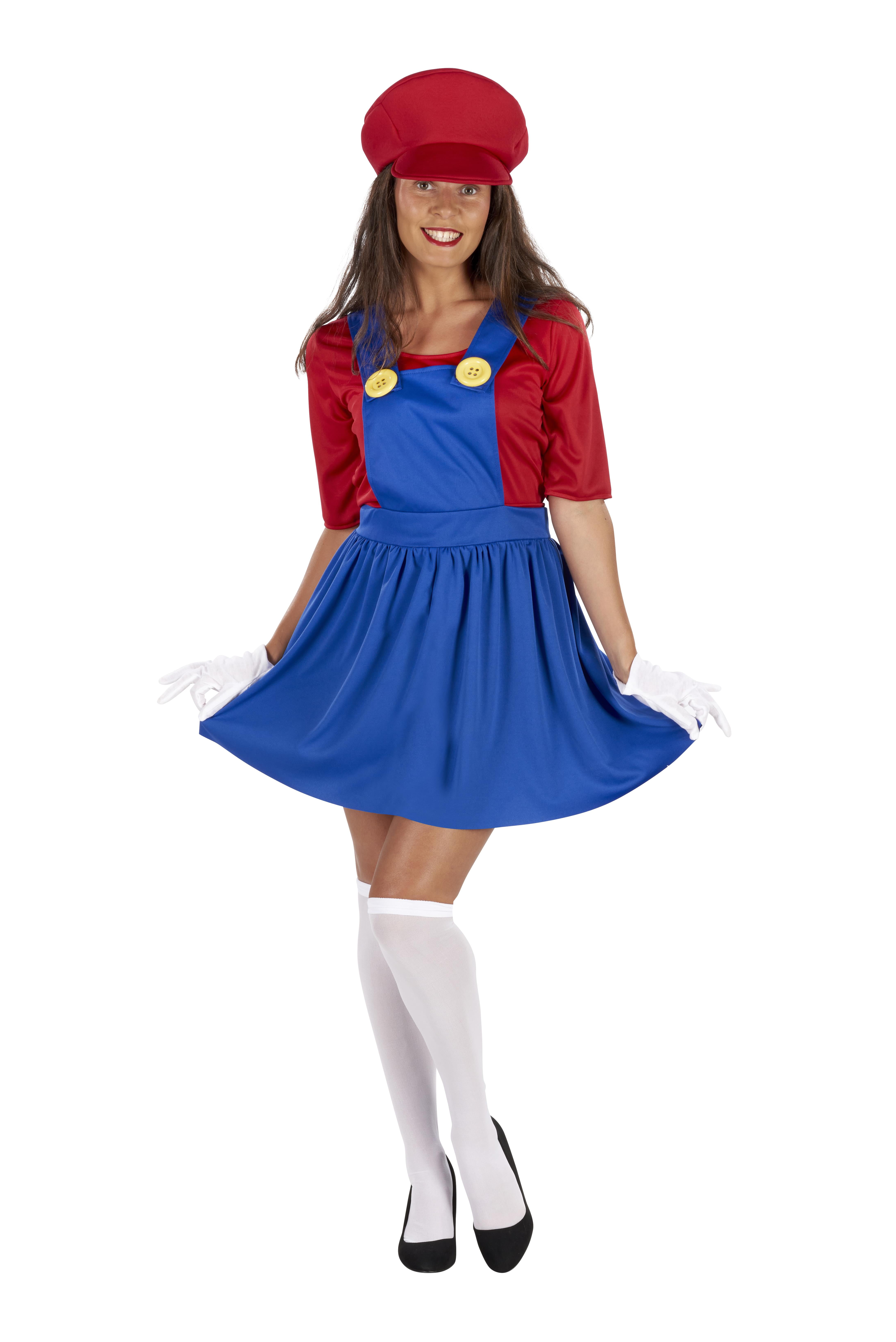Disguise Nintendo Super Mario Bros Women s Mario Costume Dress X Large 18 20 Female Walmart