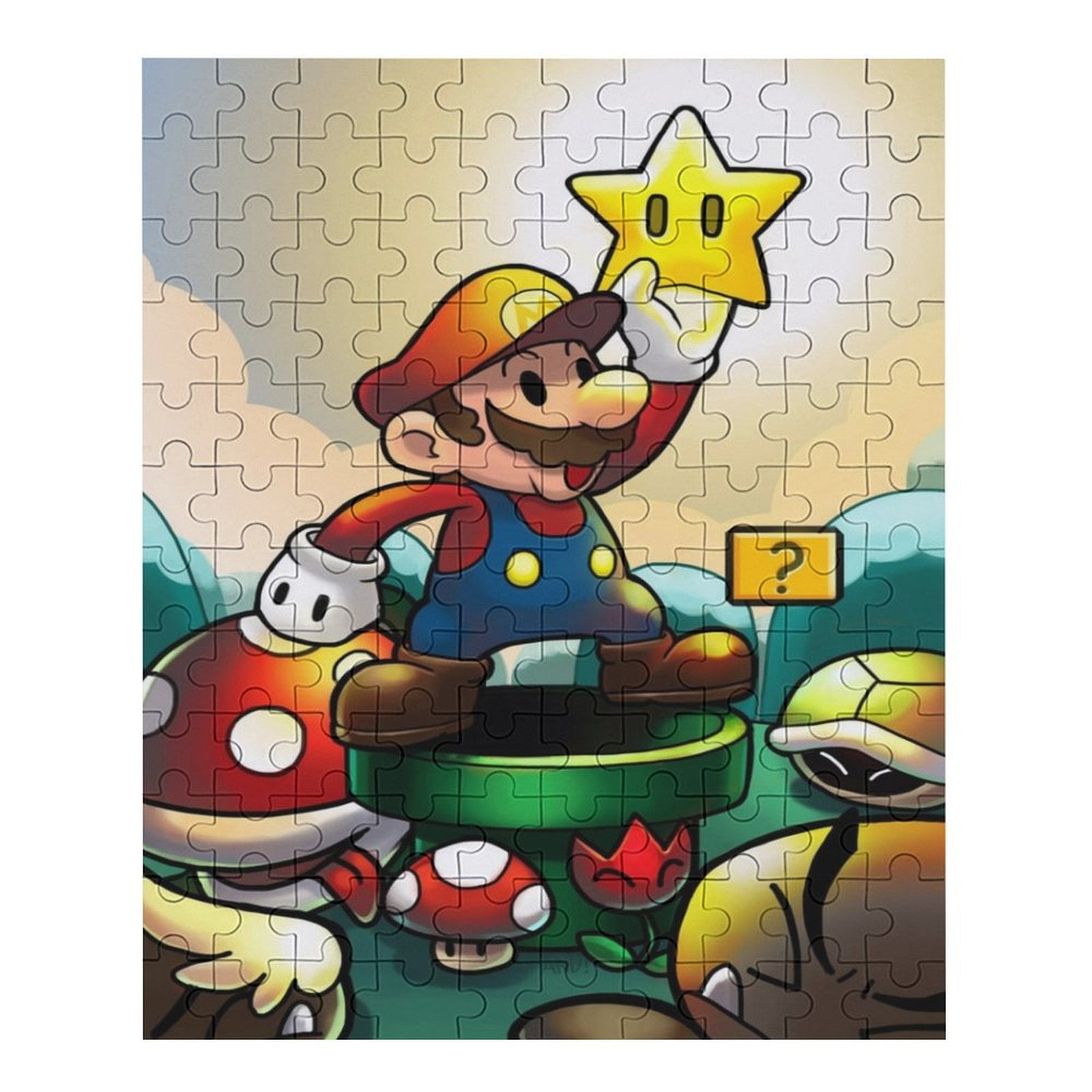 Super Mario Jigsaw Puzzles for Kids Super Mario Merch 120 PCS Puzzles ...