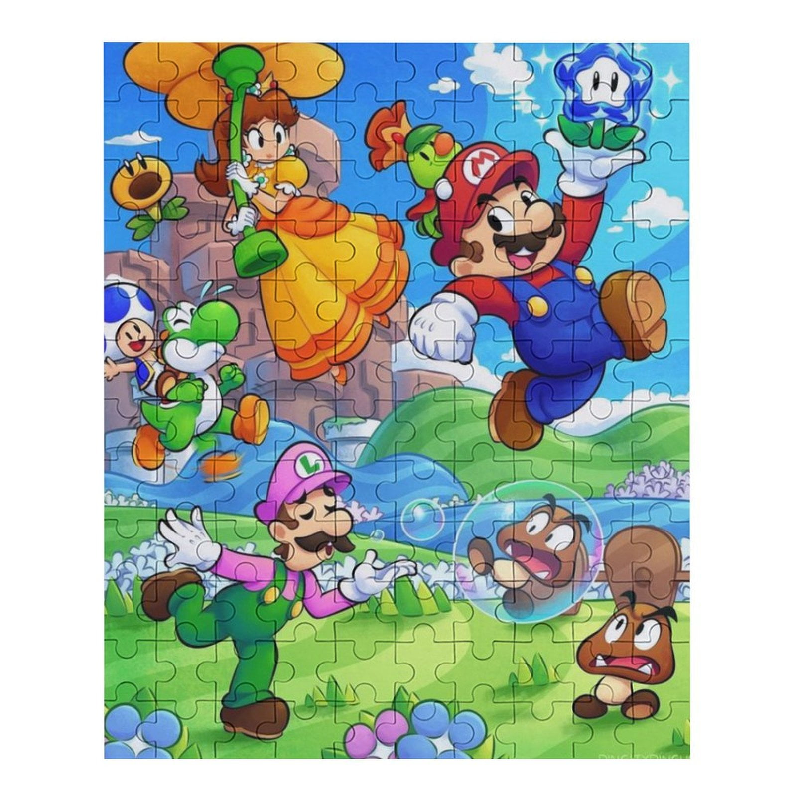 Super Mario Jigsaw Puzzles for Kids Super Mario Merch 120 PCS Puzzles ...