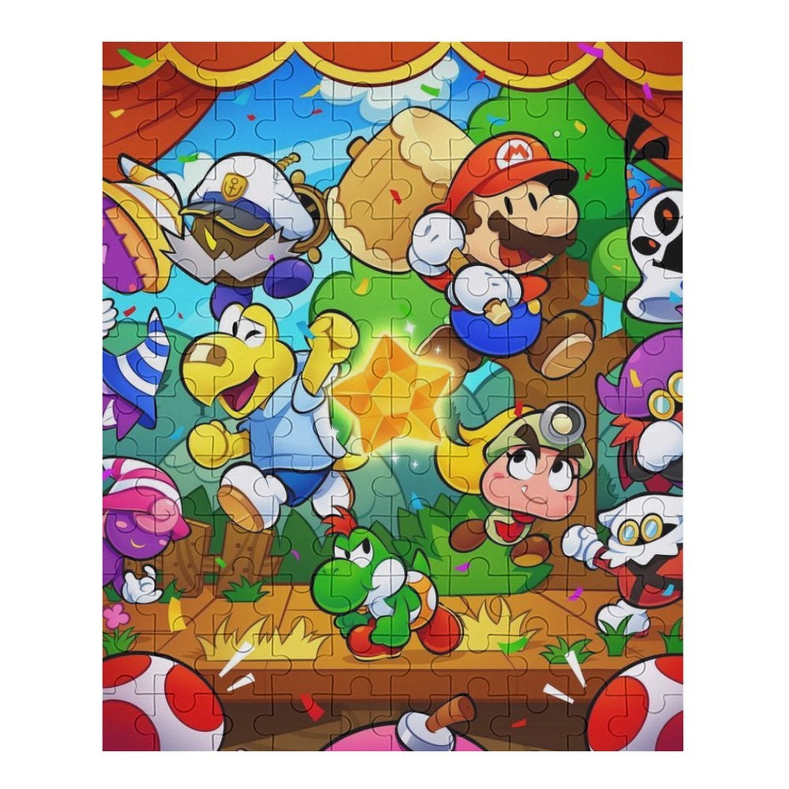 Super Mario Jigsaw Puzzles for Kids Super Mario Merch 70 PCS Puzzles ...