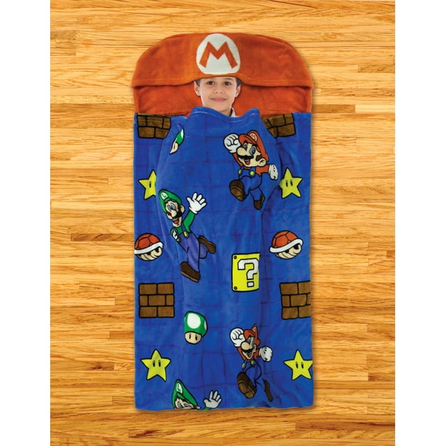 Super Mario Kids Step-In Blanket, 30 x 54, Mario's Voyage