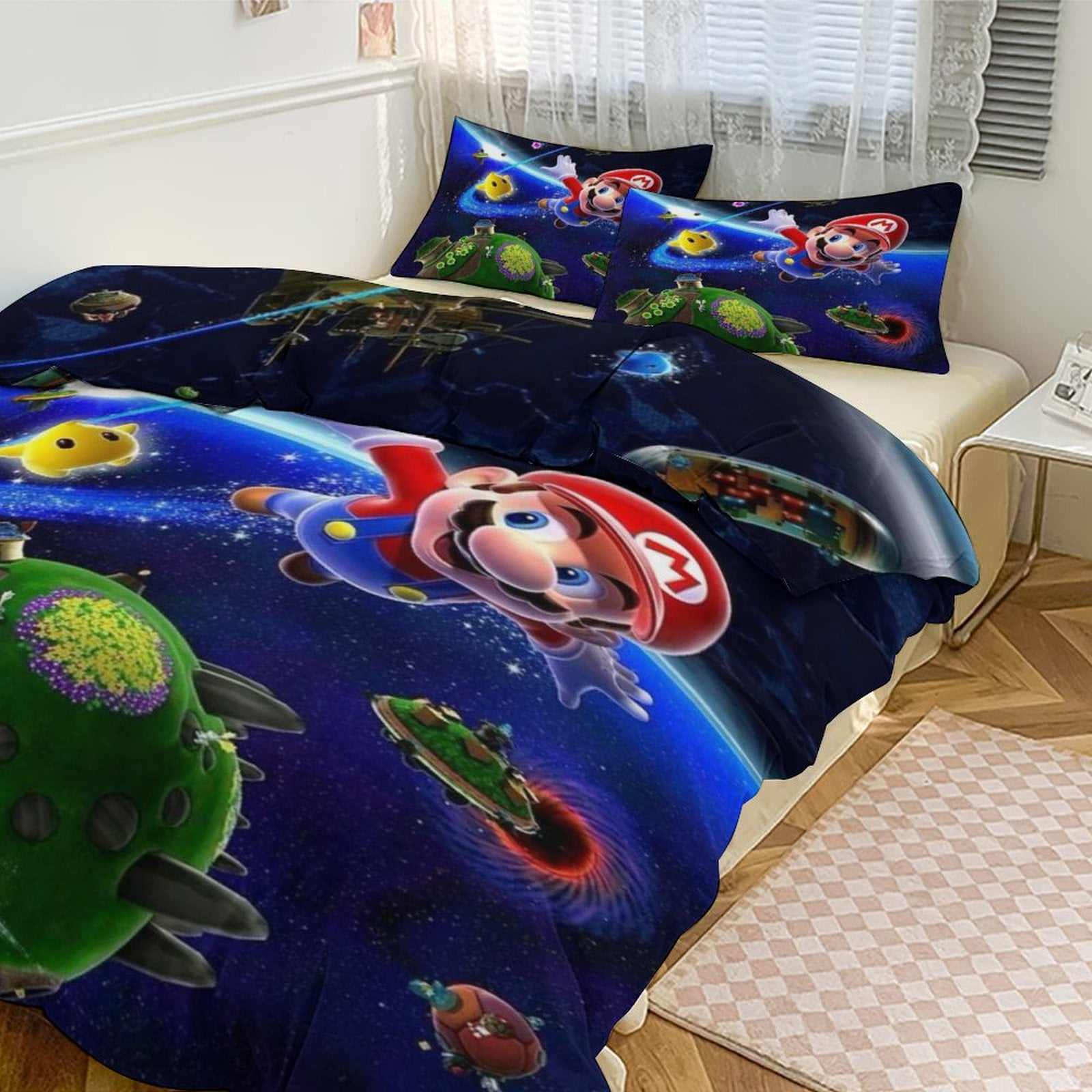 Super Mario Kids Twin Bed in a Bag, Comforter and Sheets,Cartoon ...