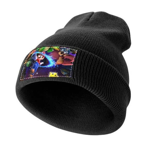 Super Mario Knit Beanie Hats for Men Women Unisex Cuffed Watch Cap Beanie Warm Casual Skull Cap Winter