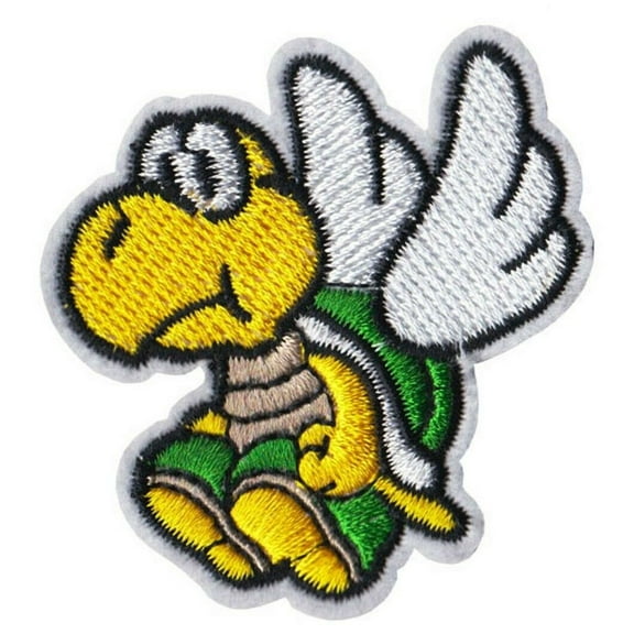 Super Mario Koopa Character 2 Inches Tall Embroidered Iron On Patch