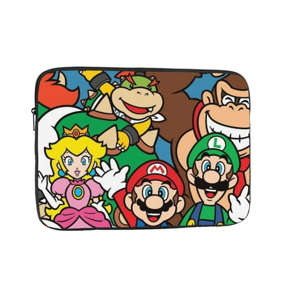 Super Mario Laptop Case Sleeve, 12 inch Laptop Sleeve Bag Durable Shockproof Protective Computer Carrying Cover