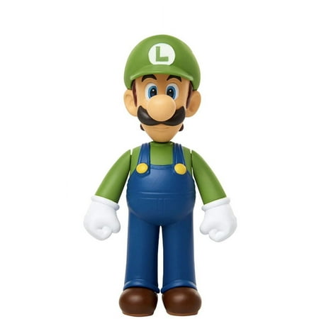 Super Mario Large Figure Collection: Luigi Figure (4in)