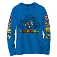 thumbnail image 1 of Super Mario Long Sleeve Graphic Tee (Little & Big Boys), 1 of 1