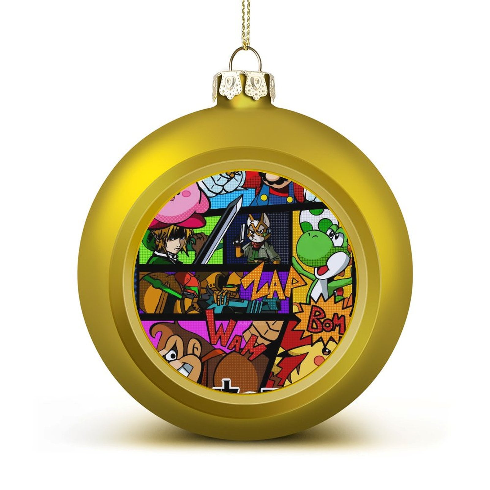 Mario at a christmas party