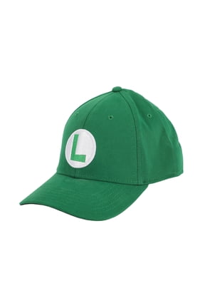Super Mario Bros Luigi Green Flex Fit Hat