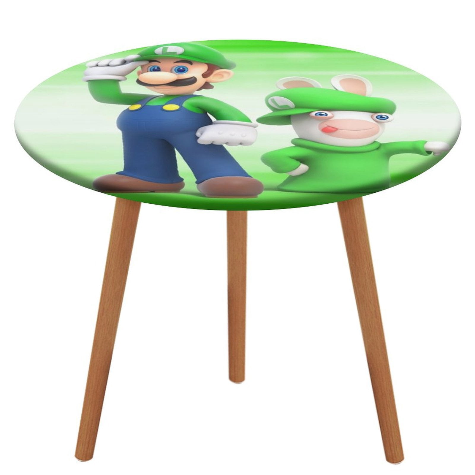 Super Mario Luigi Round Fitted Tablecloth with Elastic Edge,Water ...