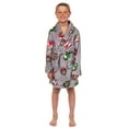 thumbnail image 1 of Nintendo Boys' Super Mario Yoshi and Super Mushroom Kids Plush Fleece Robe Pajama Lounge Bathrobe, 1 of 5