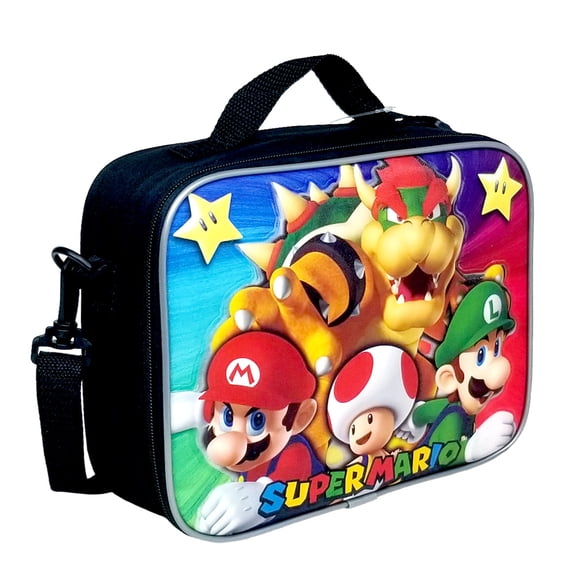 Super Mario Lunch Bag 9.5 Inhces