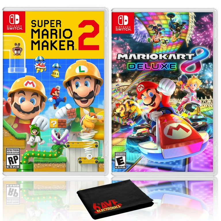 Super Mario Maker 2 Mario Kart 8 Deluxe Two Nintendo Switch