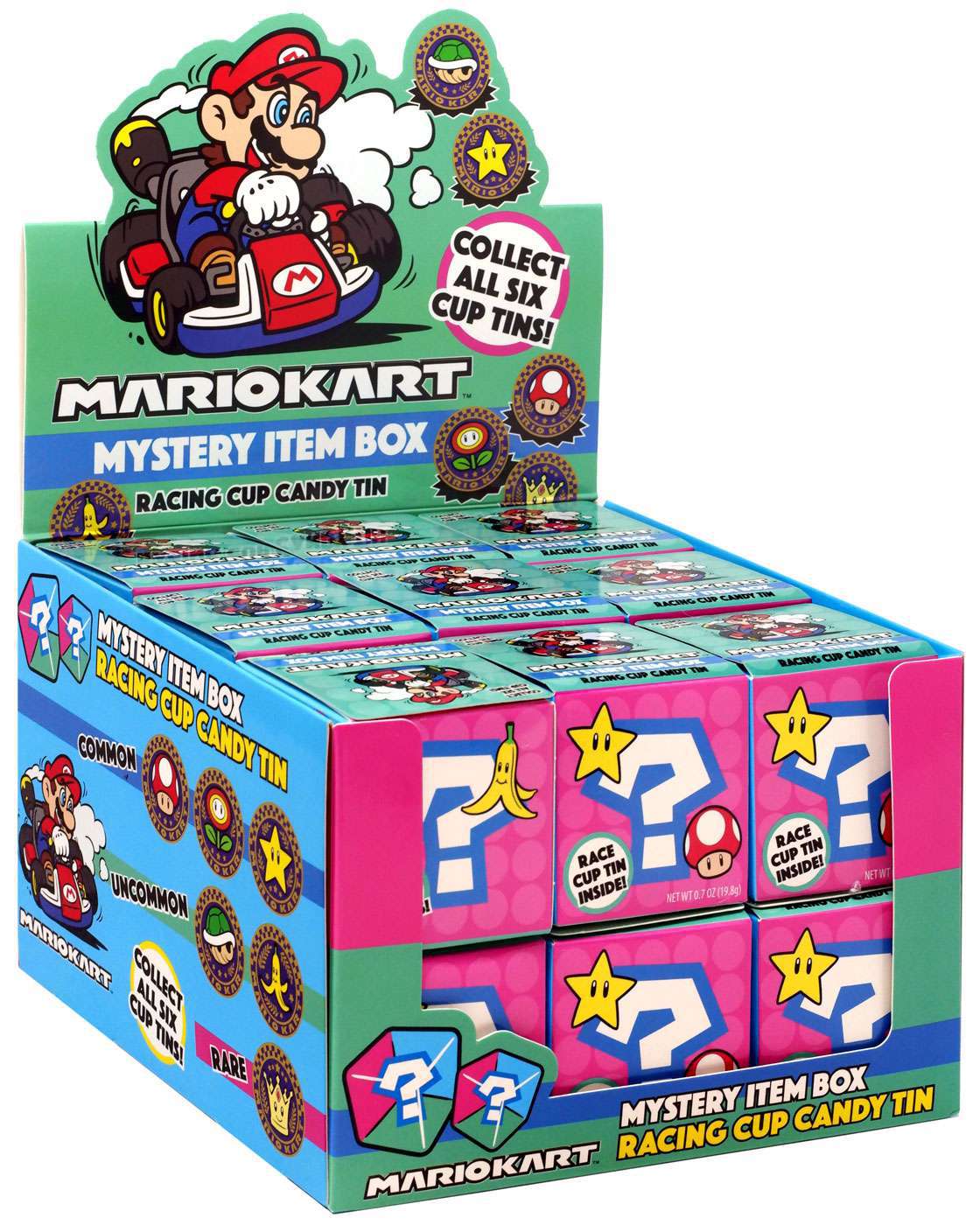 Super Mario Mario Kart Candy Tin Mystery Box