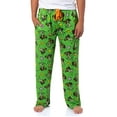thumbnail image 1 of Super Mario Mario Kart Men's Yoshi Checkered Adult Sleepwear Pajama Pants, 1 of 7