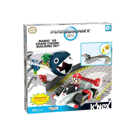 Super Mario Mario Kart Wii Mario vs Chain Chomp Set