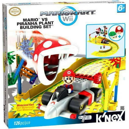 Super Mario Mario Kart Wii Mario vs Piranha Plant Set