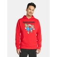 thumbnail image 1 of Super Mario Men's and Big Men's High Five Bros Graphic Hoodie, Sizes XS-5XL, 1 of 5