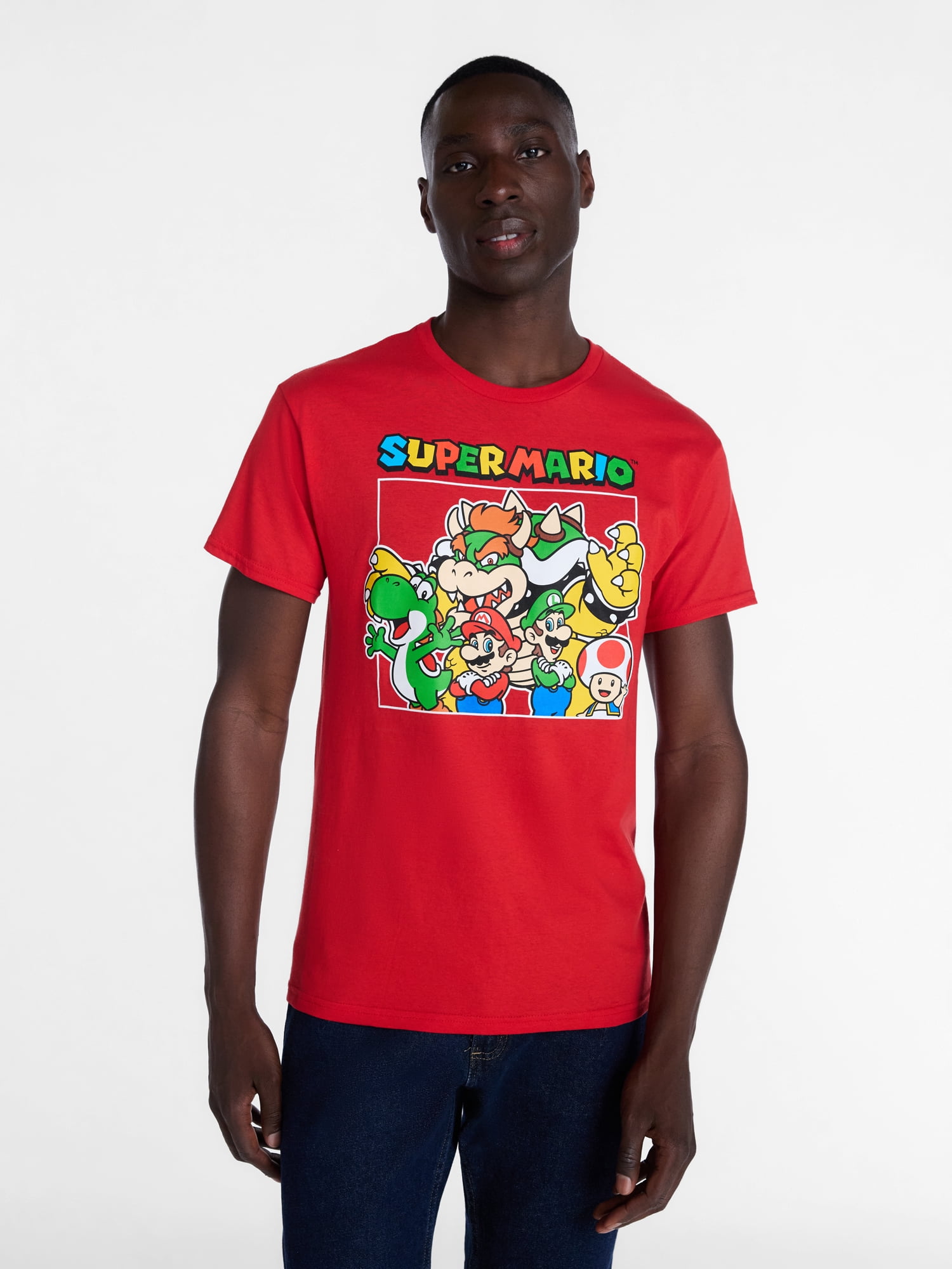 Super Mario Men’s Graphic Tee, Sizes S-3XL