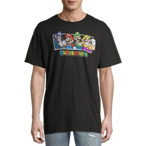 Super Mario Men's Cast T-Shirt
