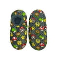 thumbnail image 1 of Super Mario Men's Fuzzy Babba Slipper Socks, 1-Pack, Sizes M/L & L/XL, 1 of 7