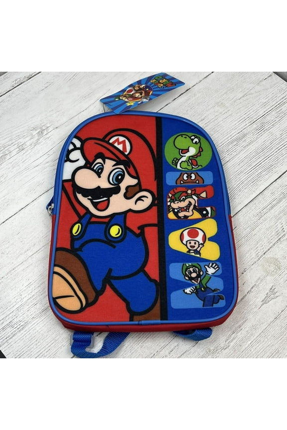 Super Mario Mini Backpack 10' inches