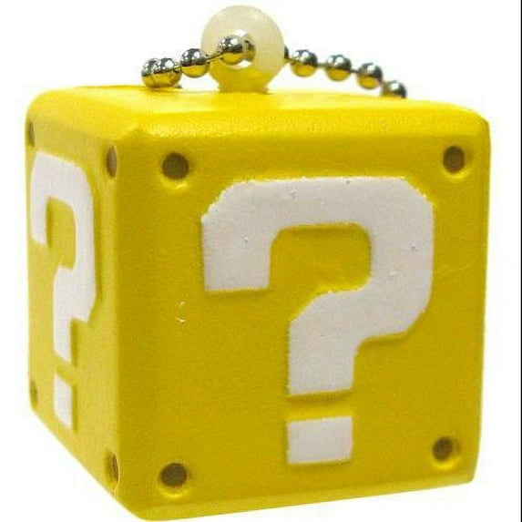 Super Mario Mini Foam Figures Mystery Block Keychain