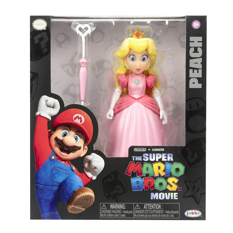 Super Mario Movie 5 inch Princess Peach Action Figure with Umbrella  Accessory