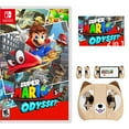 thumbnail image 1 of Super Mario Odyssey Game Disc and Switch Joypad for Nintendo Switch Controller Brown, L/R Gaming Wireless Controller for Nintendo Switch/ Switch OLED /Switch Lite Replacement, 1 of 6