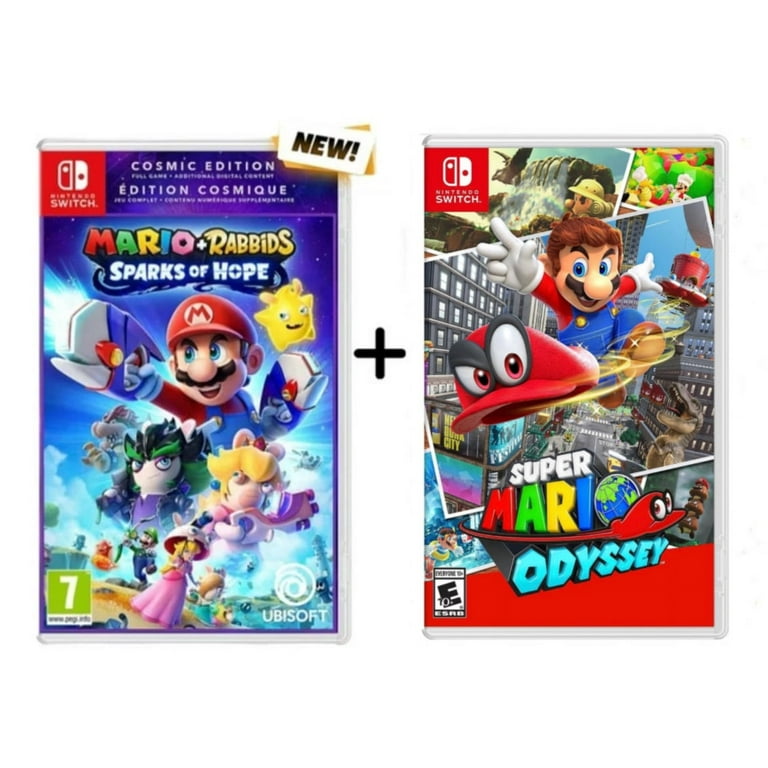 Super Mario Odyssey + Mario + Rabbids Sparks of Hope – Cosmic Edition -  Nintendo Switch 