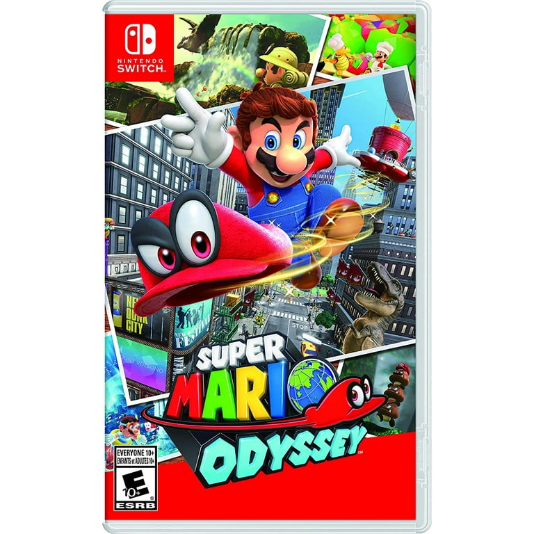 Mario odyssey 2 title screen with mario and cappy