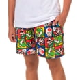 thumbnail image 1 of Super Mario Pajamas Men's Character Grid Lounge Sleep Shorts, 1 of 5