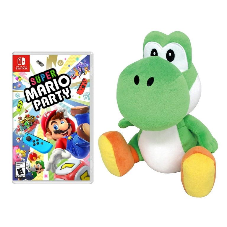 Super Mario Party - Nintendo Switch + 11 Yoshi Plush 