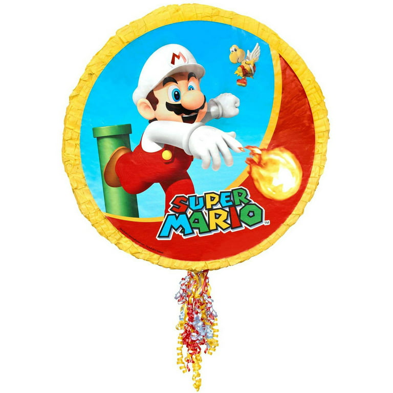 Super Mario Round Pinata  Birthday Party Supplies, Mushroom Kingdom – Kidz  Party Store