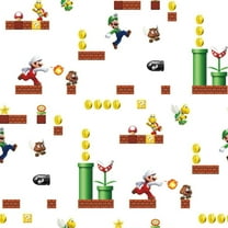 Super Mario Peel and Stick Wallpaper