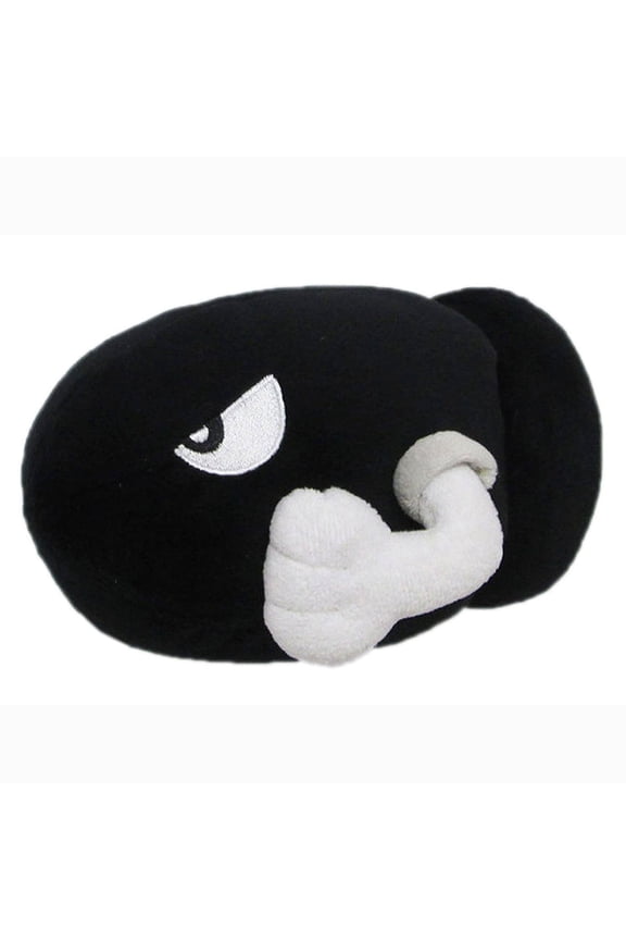 Super Mario Plush Toy - Bullet Bill - 6"
